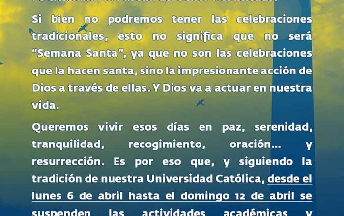 Comunicado Semana Santa V2