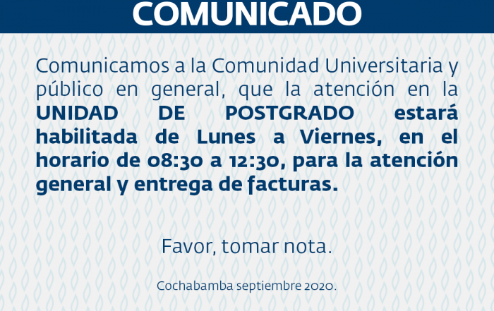 postgrado septiembre