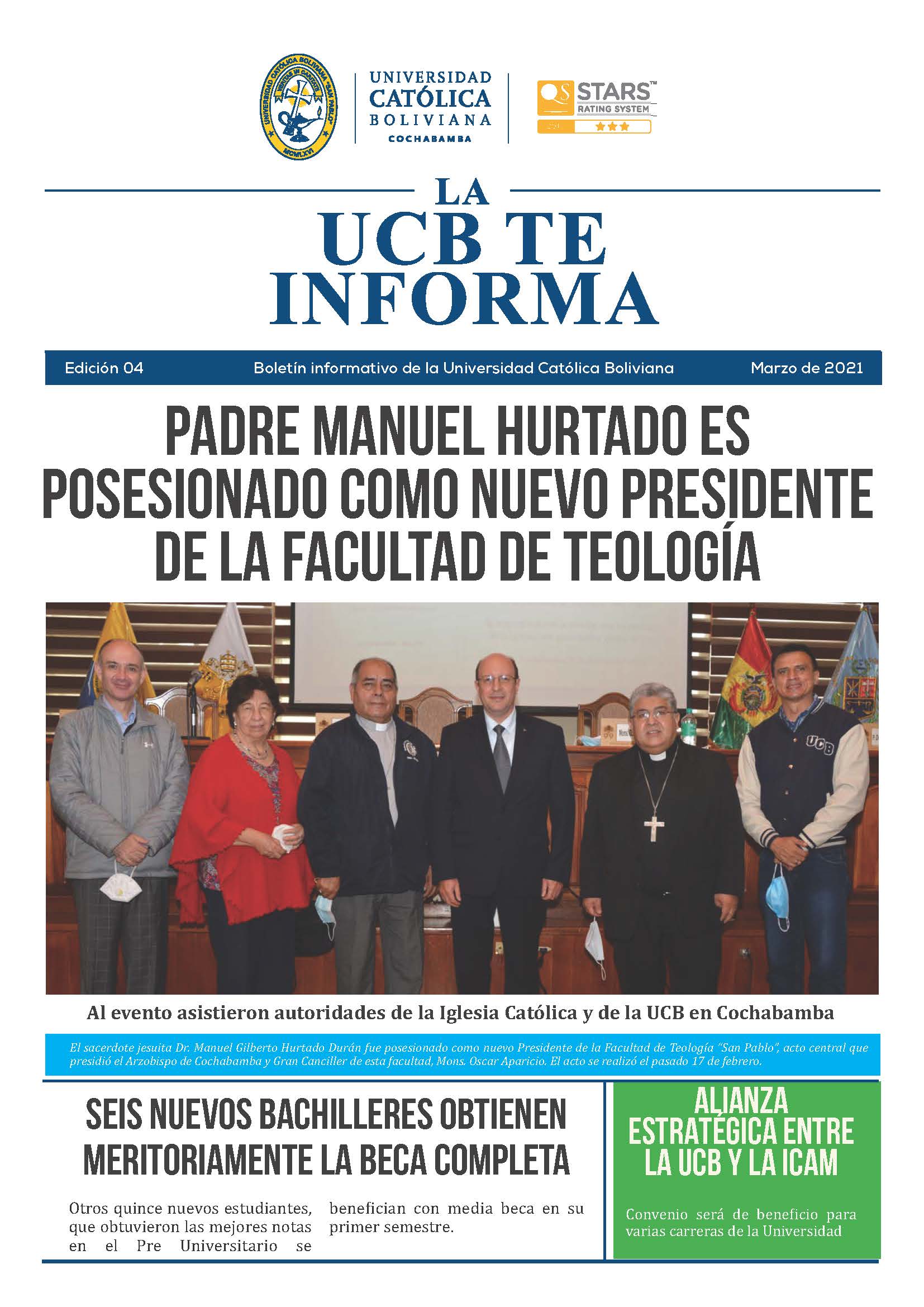 Boletin institucional. Numero 4 Pagina 1