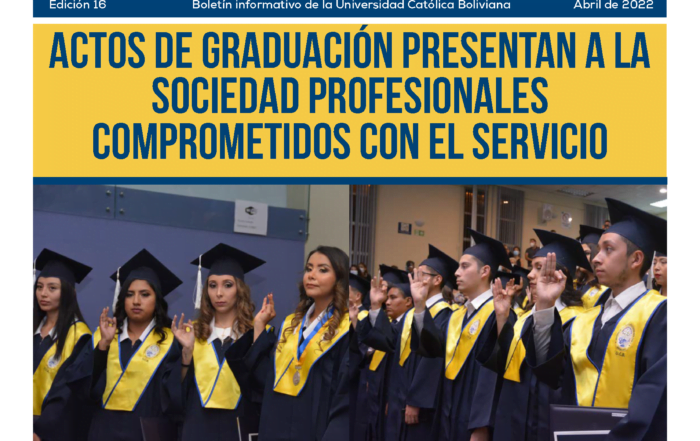 Boletín 16 LA UCB TE INFORMA Página 1