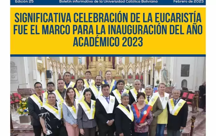 Boletin 25. LA UCB TE INFORMA Pagina 1