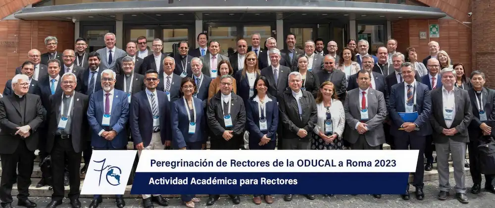 peregrinacion de rectores de la oducal a roma 2023