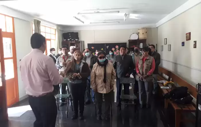 Curso de Emprendimiento y Motivacion para el Instituto Boliviano de la Ceguera 7