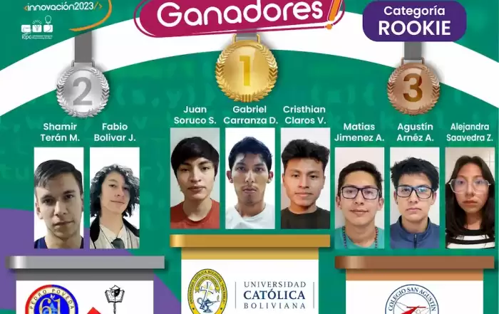 competencia programacion ucb primer lugar ingenieria de sistemas
