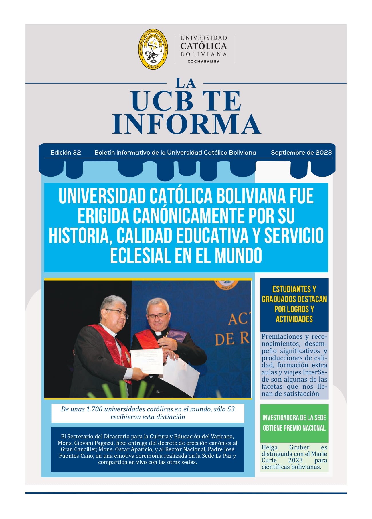 Boletin 32. LA UCB TE INFORMA 1 page 0001