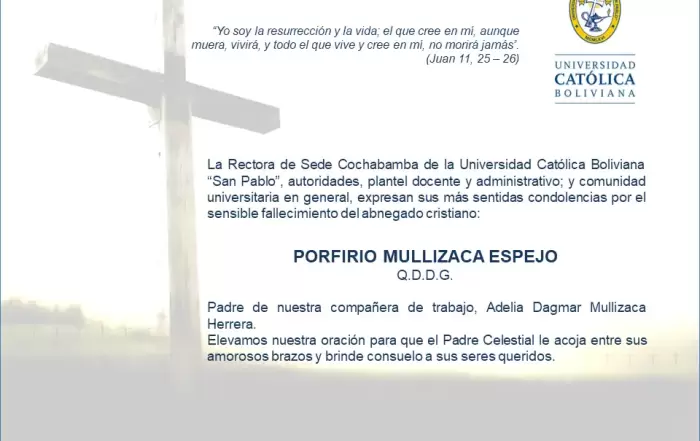 PORFIRIO MULLIZACA ESPEJO