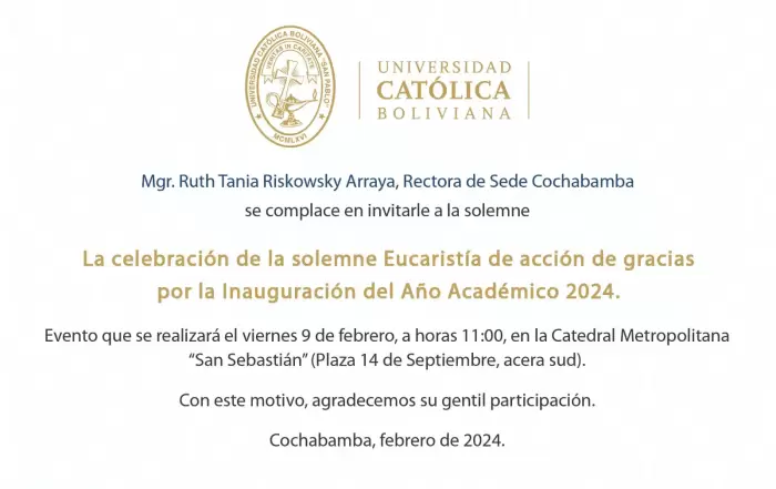 eucaristia inauguracion 2024