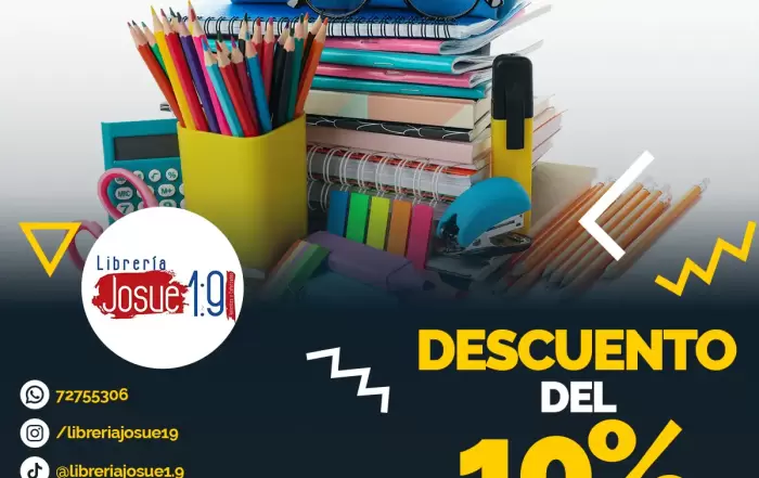 Libreria Josue descuento 10