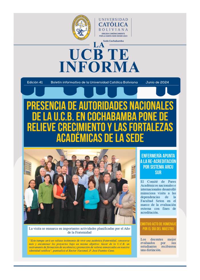 Boletin 41. LA UCB TE INFORMA page 0001