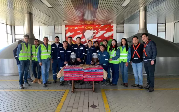 Ingenieria Industrial realizan visita tecnica a la Cerveceria Taquina 3