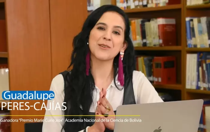 Docente e investigadora de la U.C.B. Guadalupe Peres Cajias recibe el Premio Marie Curie 2024 por su destacada trayectoria cientifica