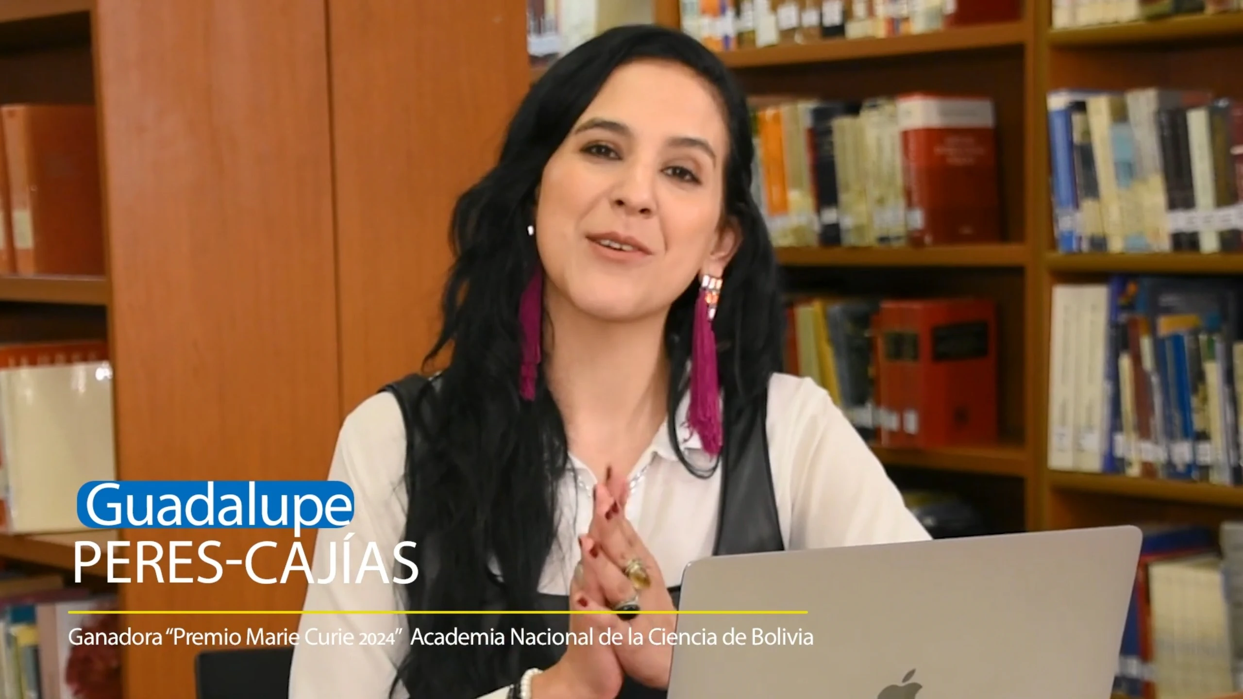Docente e investigadora de la U.C.B. Guadalupe Peres Cajias recibe el Premio Marie Curie 2024 por su destacada trayectoria cientifica