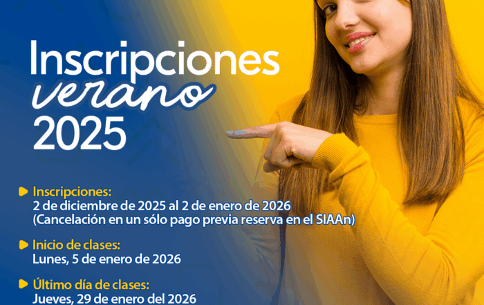 Inscripciones Verano 2025